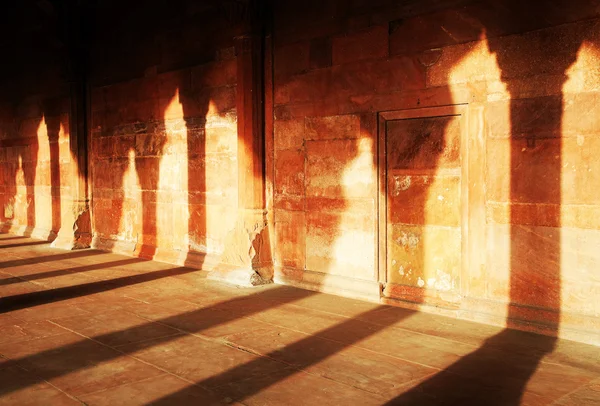 Architektonisches detail von lal qila - rotes fort in delhi, indien — Stockfoto