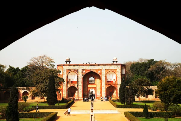 Hümayun Şah Türbesi, Delhi, Hindistan - İkinci Babür İmparatoru mezar — Stok fotoğraf