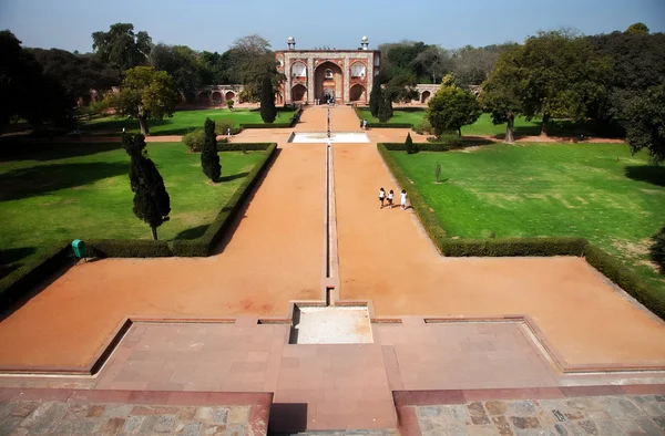 フマユーンの墓、デリー、インド - 2 番目のムガール帝国皇帝の墓 — ストック写真