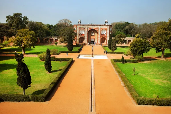 Humajuns grav, delhi, Indien - graven av andra mughal kejsaren — Stockfoto