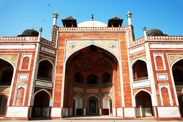 Túmulo de Humayun, Delhi, Índia - o túmulo do segundo imperador mogol — Fotografia de Stock