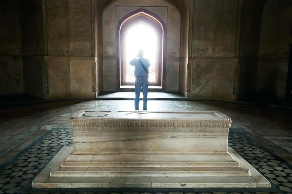 Túmulo de Humayun, Delhi, Índia - o túmulo do segundo imperador mogol — Fotografia de Stock