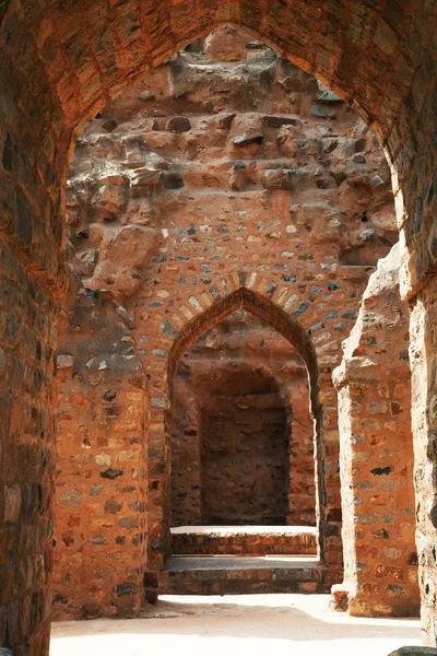 Деталь Qutub (Qutb) Minar — стоковое фото