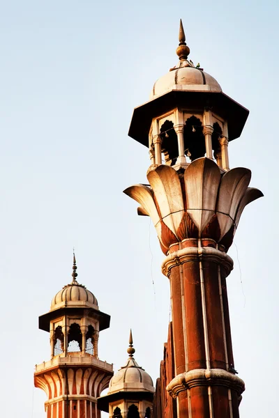 Architectonische details van jama masjid moskee, oude delhi, india — Stockfoto