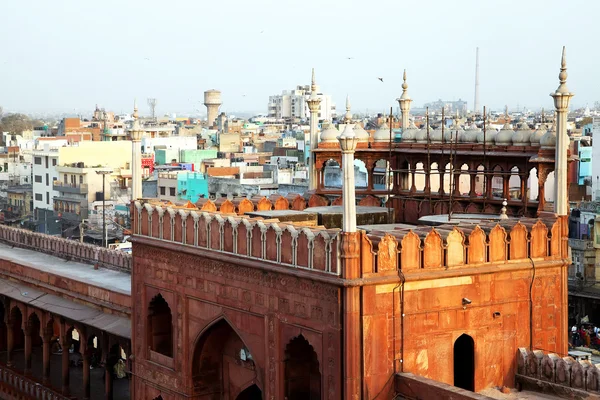 Architectural detail of Jama Masjid Mosque, Old Delhi, India — Stock Photo, Image