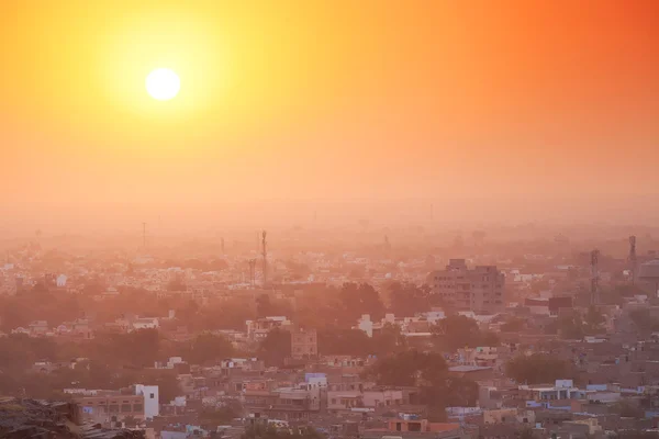 Jodhpur a "cidade azul" em Rajasthan, Índia — Fotografia de Stock