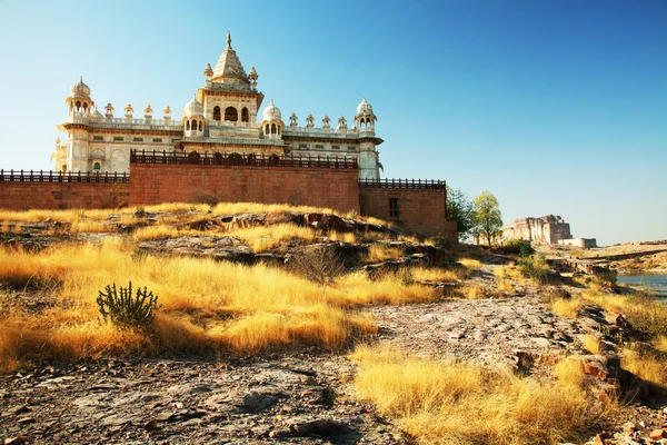 Mausoleo Jaswant Thada a Jodhpur, Rajasthan, India — Foto Stock