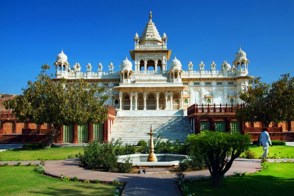 Jaswant thada Mauzoleum w jodhpur, Radżastan, Indie — Zdjęcie stockowe