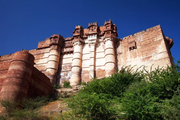 Forte de Mehrangarh em Jodhpur, Rjasthan, Índia — Fotografia de Stock
