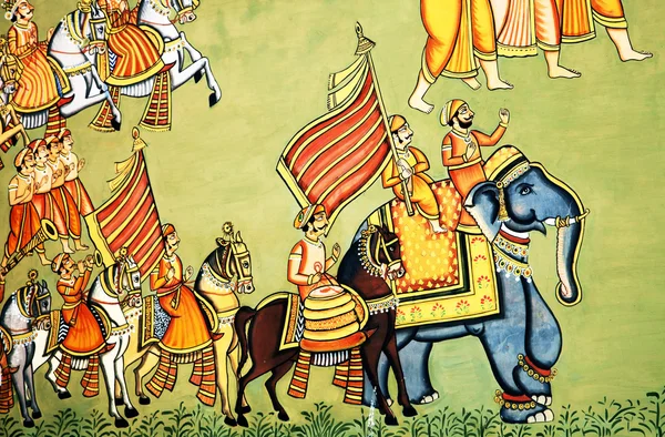 jodhpur, rajasthan mehrangarh kale renkli rajput Hint duvar boyama