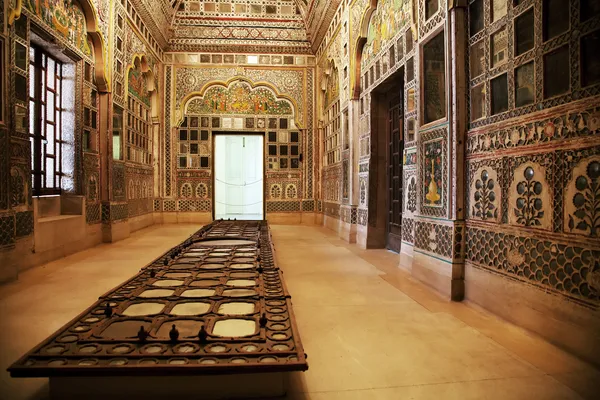 Detalle arquitectónico en el Fuerte Mehrangarh en Jodhpur, Rjasthan, India —  Fotos de Stock