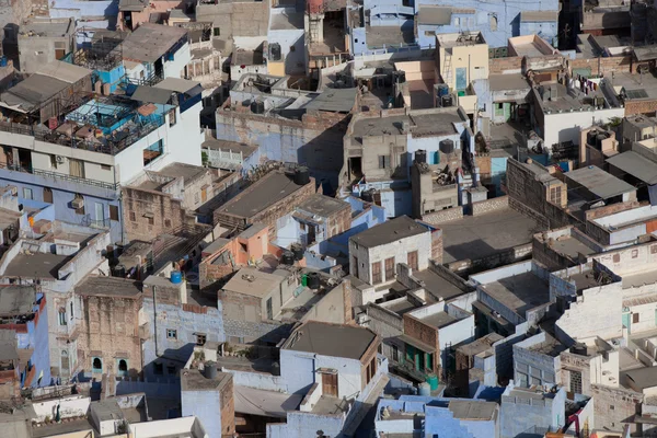 Jodhpur "blå staden" i rajasthan, Indien - Visa från mehrangarh fort — Stockfoto