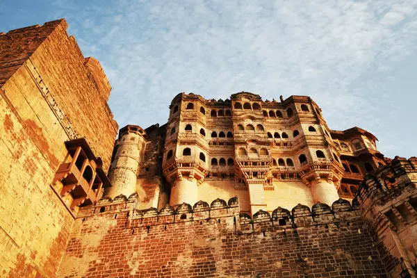 Mehrangarh pevnosti v rjasthan, jodhpur, Indie — Stock fotografie