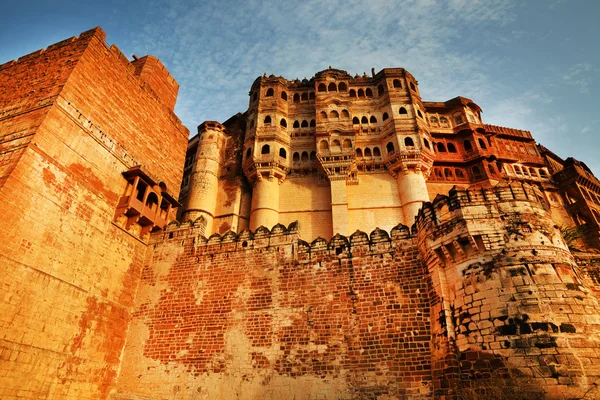 Mehrangarh pevnosti v rjasthan, jodhpur, Indie — Stock fotografie