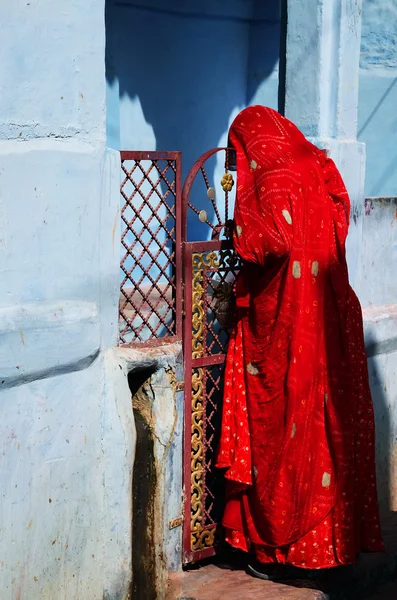 Porte indienne traditionnelle — Photo