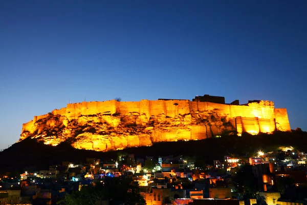 Jodhpur "blå staden" i rajasthan, Indien — Stockfoto