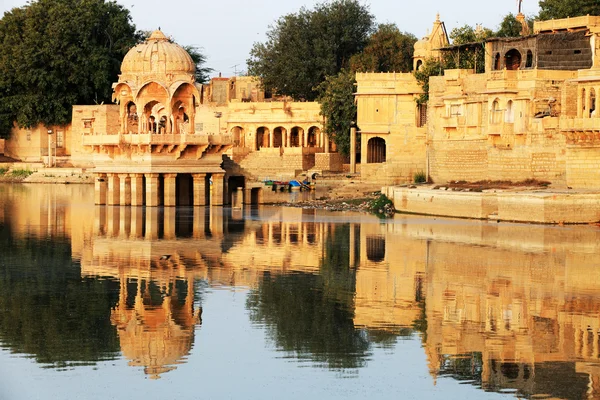 Gadisagar lake, Jaisalmer, India — Stock Photo, Image