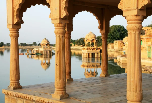 Gadisagar lake, Jaisalmer, India — Stock Photo, Image