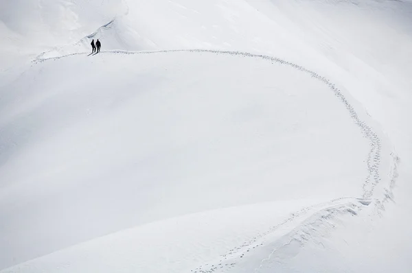 Paesaggio alpino invernale — Foto Stock