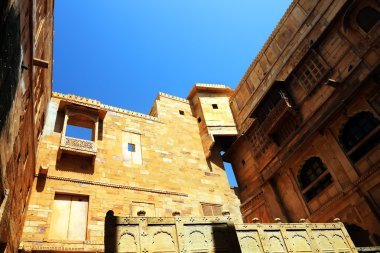 mandirin Sarayı Müzesi, jaisalmer, Hindistan, Asya mimari detay