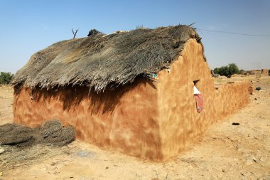 Rüzgar Türbini thar Çölü, Hindistan, Asya