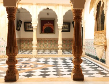 mandirin Sarayı, jaisalmer, Hindistan, Asya'nın mimari detay