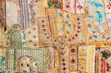 Hint patchwork halı Rajasthan, Asya