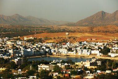 Pushkar kutsal şehri, rajasthan Hindistan
