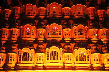 Hawa mahal-Sarayı, rüzgarlar, jaipur, Hindistan.