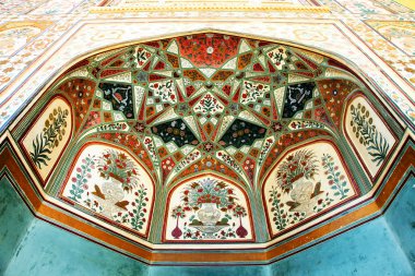 jaipur, rajasthan, Hindistan amber fort mimari detay