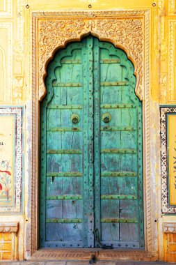 nahargarh fort Müzesi, jaipur, rajasthan Hindistan mimari detay