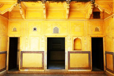 nahargarh fort Müzesi, jaipur, rajasthan Hindistan mimari detay