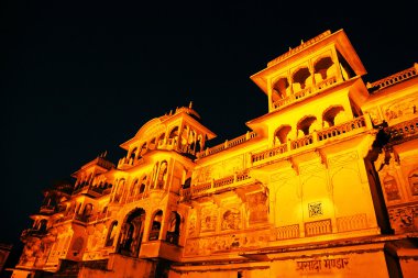 maymun Tapınağı galwar bagh ayında jaipur, Hindistan