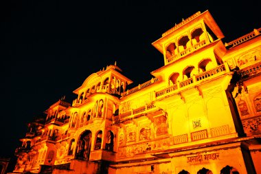 maymun Tapınağı galwar bagh ayında jaipur, Hindistan