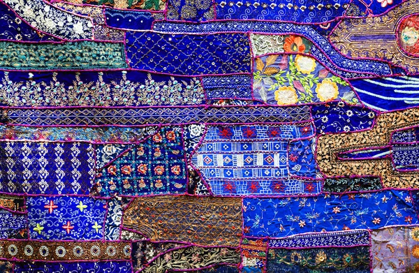 Alfombra india patchwork en Rajastán, Asia —  Fotos de Stock