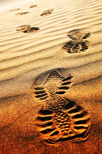 Abstrakt sand mönster i Thar, Indien — Stockfoto