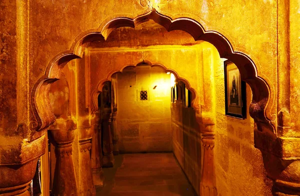 Detalle arquitectónico de Mandir Palace, Jaisalmer, India, Asia —  Fotos de Stock