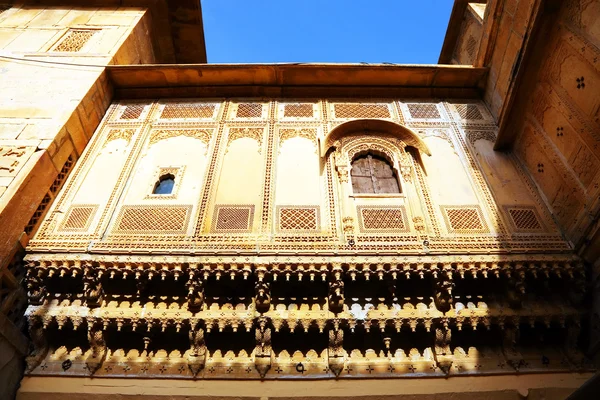 Detalle arquitectónico de Mandir Palace, Jaisalmer, India, Asia — Foto de Stock