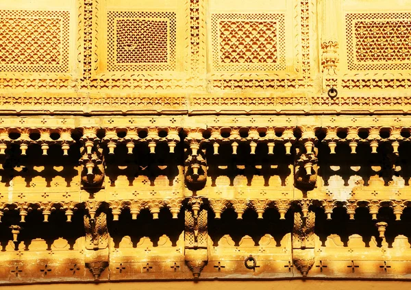 Architectural detail of Mandir Palace, Jaisalmer, India, Asia — Stock Photo, Image