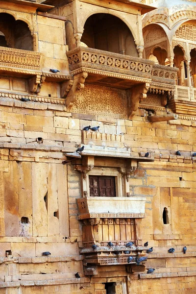 Arkitektonisk detalj mandir Palace, jaisalmer, Indien, Asien — Stockfoto
