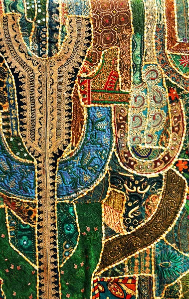 Tapis patchwork indien en Rajasthan, Asie — Photo