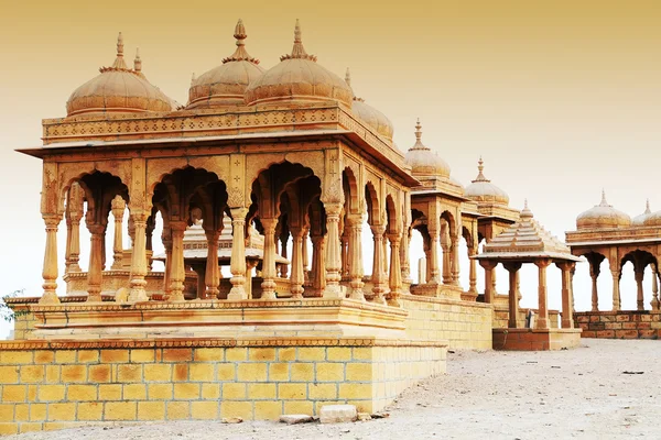 Bada Bagh Cenotaph en Jaisalmer, Rajastán, India —  Fotos de Stock
