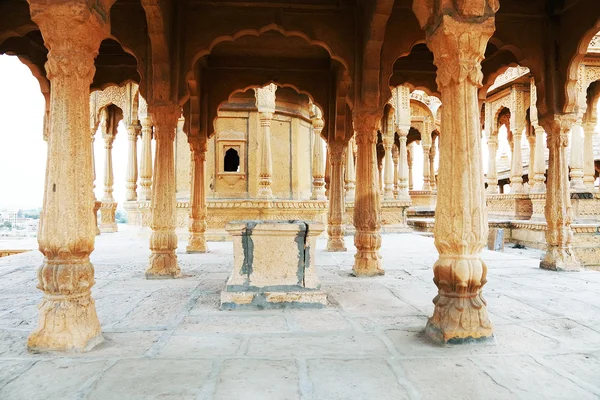Cenotafio di Bada Bagh a Jaisalmer, Rajasthan, India — Foto Stock