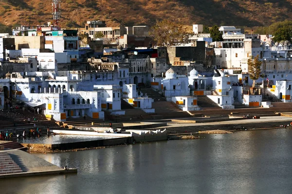 Pushkar heilige stadt, rajasthan indien — Stockfoto