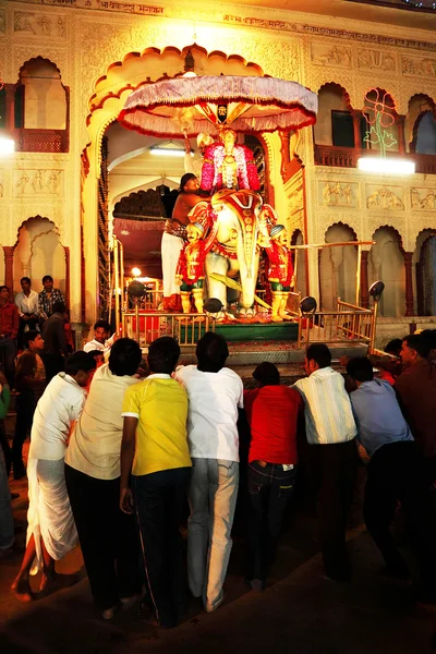 Holi Festivali, Hindistan boya kaplı — Stok fotoğraf