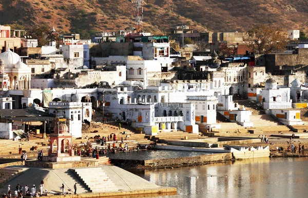 Pushkar heliga stad, rajasthan Indien — Stockfoto