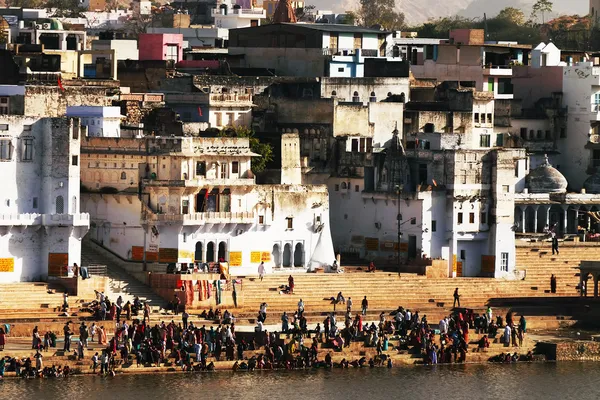 Ciudad Santa de Pushkar, Rajastán India — Foto de Stock