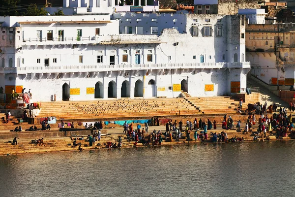 Pushkar heliga stad, rajasthan Indien — Stockfoto