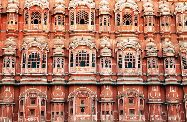 Hawa Mahal- Palácio dos Ventos, Jaipur, Índia . — Fotografia de Stock