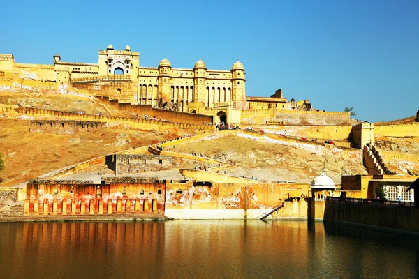 Bernstein-Festung in Jaipur, Rajasthan, Indien — Stockfoto